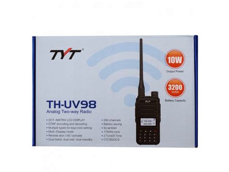 Портативная Радиостанция TYT TH-UV98 оригинал с доставкой