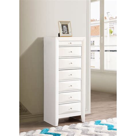 Glory Furniture Marilla Drawer Lingerie Chest In White Walmart
