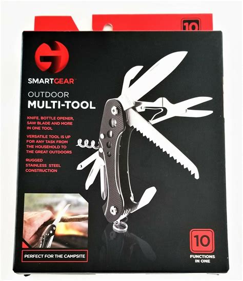 Smart Gear Outdoor Multi Tool 10 Functions In One Pocket Multi Tools