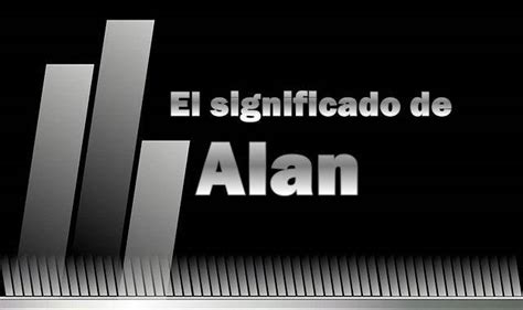 Significado de Alan