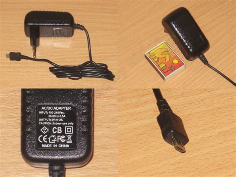 5 Вольт 2 Ампера блок питания с microUSB штеккером