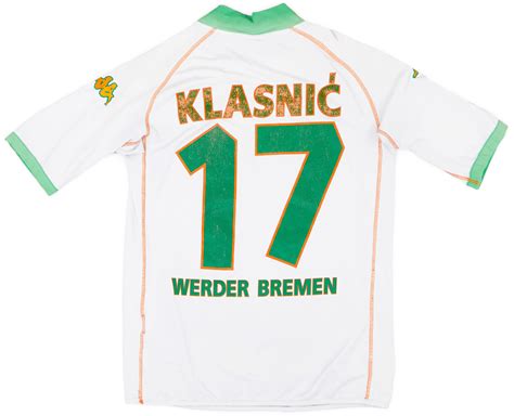 2004 05 Werder Bremen Away Shirt Klasnić 17 5 10 S