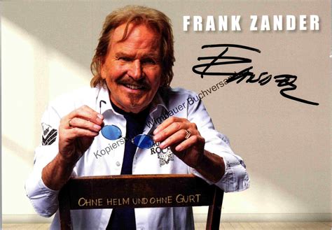 Original Autogramm Frank Zander /// Autogramm Autograph signiert signed