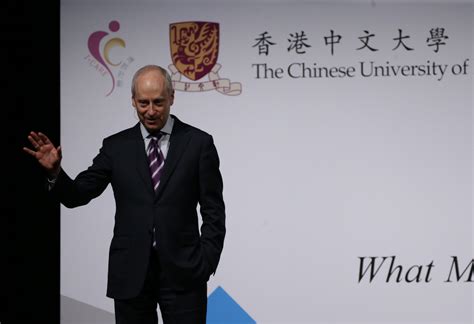 prof michael sandel receives ovation  thousands  speaking