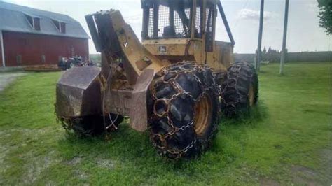 John Deere 540e Cable Skidder Sold Minnesota Forestry