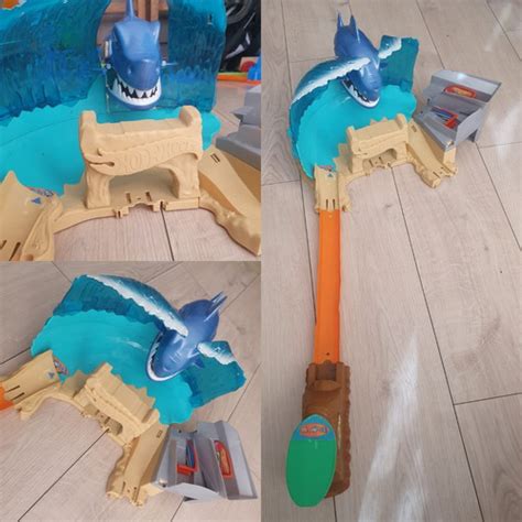 Pista De Autos Hot Wheels Batalla En Playa Tibur N Usada Cuotas Sin Inter S