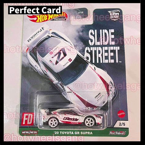 Hot Wheels Toyota Supra Jdm Slide Street Toyota Gr Supra Premium Car Culture Set