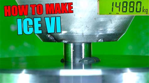 Turning Water Into Rock With Hydraulic Press Youtube