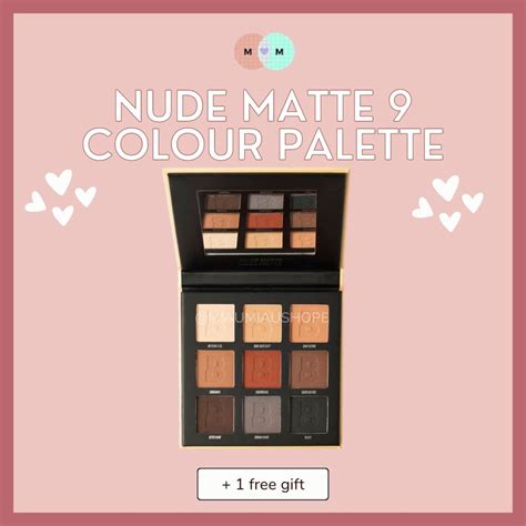 READYSTOCK FREE GIFT BY BEAUTY BAY NUDE MATTE 9 COLOUR PALETTE Shopee Malaysia