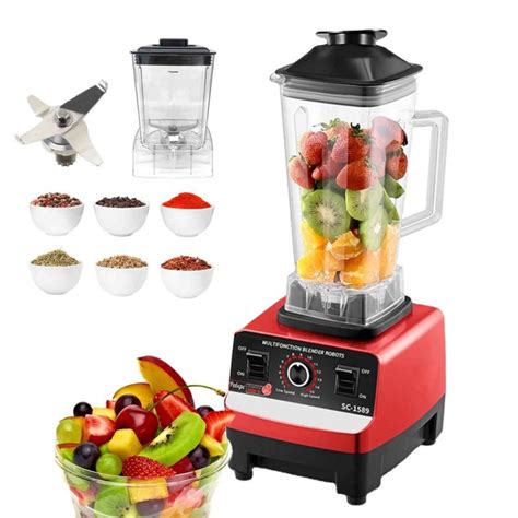 Ready Stock Silver Crest Blender Heavy Duty 4500w High Power Food