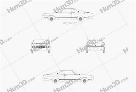 Ford Galaxie 500 Fastback 1969 Plan 3dmodels