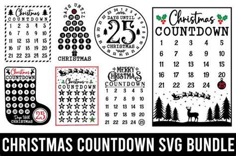 Christmas Countdown Svg Bundle Graphic By Abstore · Creative Fabrica