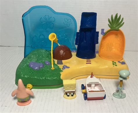 2003 Viacom Spongebob Squarepants Bikini Bottom Playset Mattel Incomplete Rare EBay