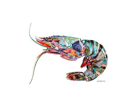 Shrimp Painting