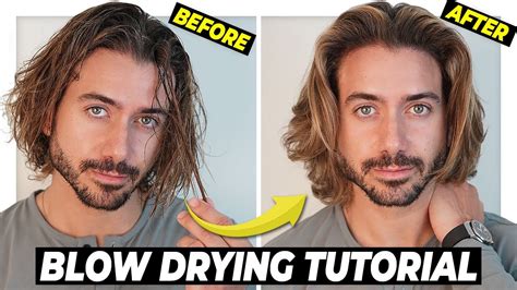 Blow Drying Tutorial For Men Mens Hairstyle Tutorial Ny Beauty Review