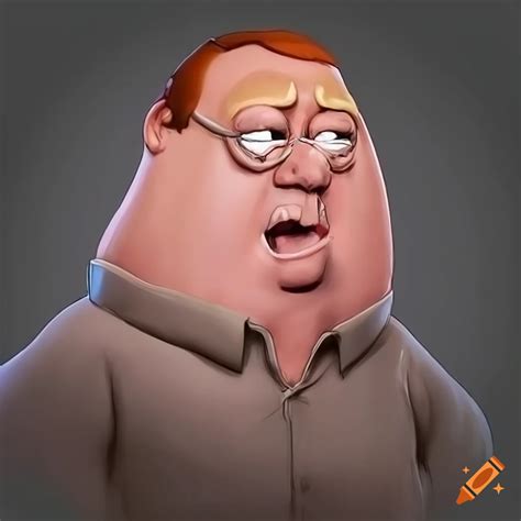 Realistic Depiction Of Peter Griffin Character On Craiyon