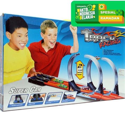 Jual TRACK RACING JALAN HOT WHEELS 2 JALUR MELUNCUR HALILINTAR Shopee Indonesia