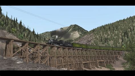 Train Simulator Classic Rio Grand Southern K 27 Passenger Train W