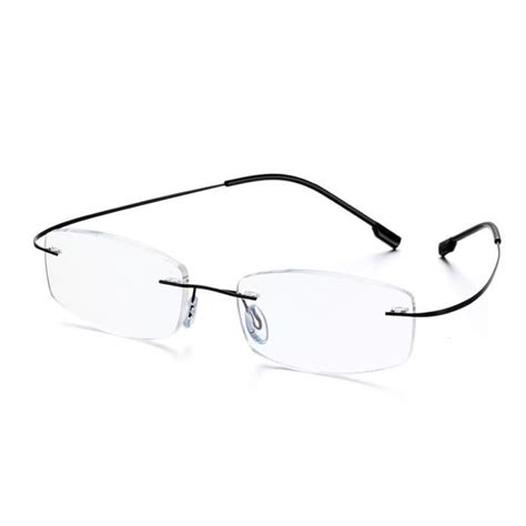 Noir Dioptrie 1 50 Lunettes De Lecture Magnétiques En Titane À