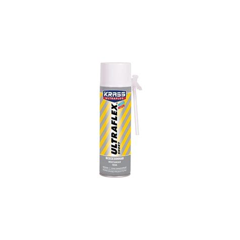 Монтажная пена KRASS ULTRAFLEX Short всесезонная 0,5 л Лк-00004165 ...
