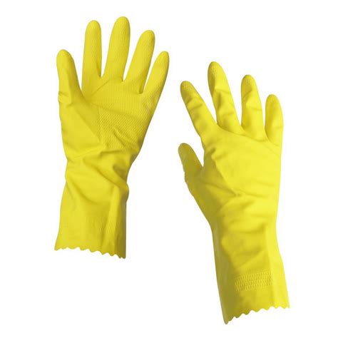 Guantes Multiuso Scotch Britte Afelpado S Látex Amarillo