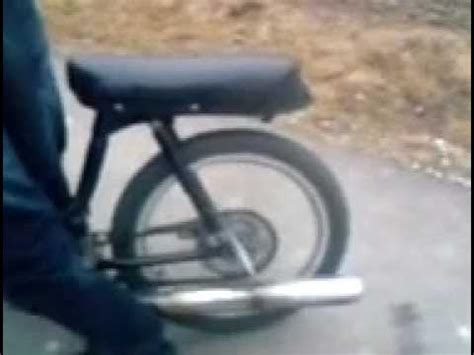 Hercules Prima 5S Athena 80ccm Membran Burnout - YouTube