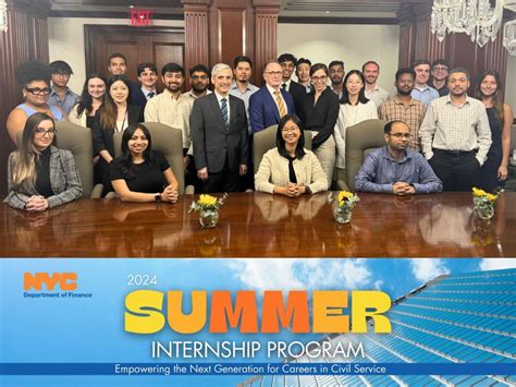 nyc department  finance  linkedin summerinterns