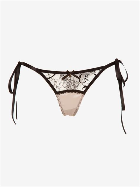 Tempt Me Tie Side Thongs Pure Chemistry Lingerie