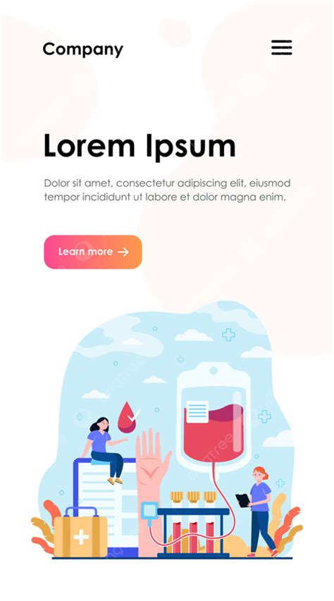 Blood Donor And Nurse Template Download on Pngtree