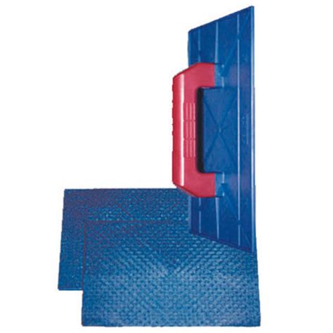 Ferragens Desempenadeira Pvc Seniors Azul Corrugada 18X30