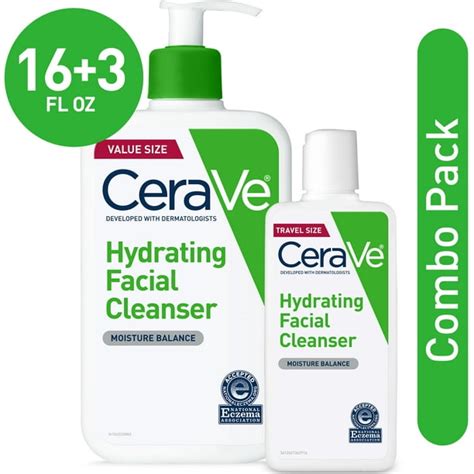 Cerave Hydrating Face Wash Facial Cleanser For Normal To Dry Skin