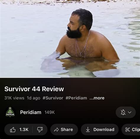 CEO Of Good Taste On Twitter You Know The Modern Era Of Survivor Sucks Ass When Even Peridiam