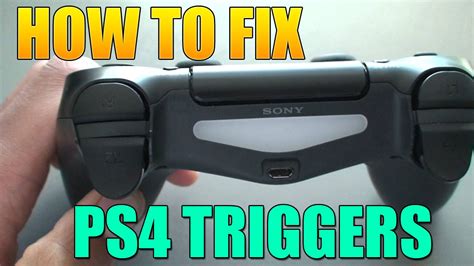 How To Fix Your PS4 Triggers Without Taking Apart YouTube