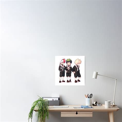 Todobakudeku My Hero Academia Gay Anime Yaoi Graphic Poster By Valentinagraphs Redbubble