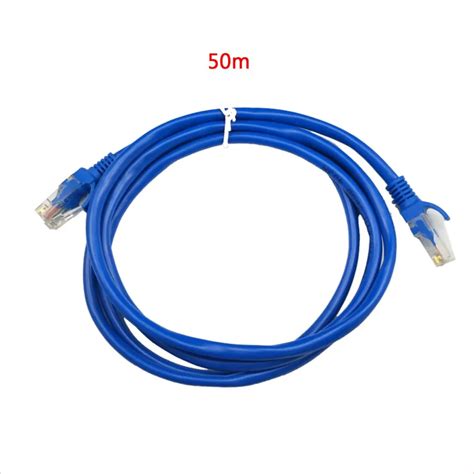 Rj45 Ethernet Cable Blue Network Cable 100ft 5 10 15 20 25 30 50m Cat5