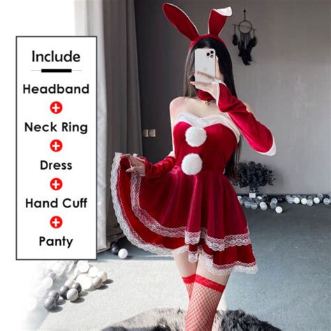 Sexy Women Lingerie Dress Sweet Girl Costumes Rabbit Bunny Maid Cosplay Uniforms Ebay