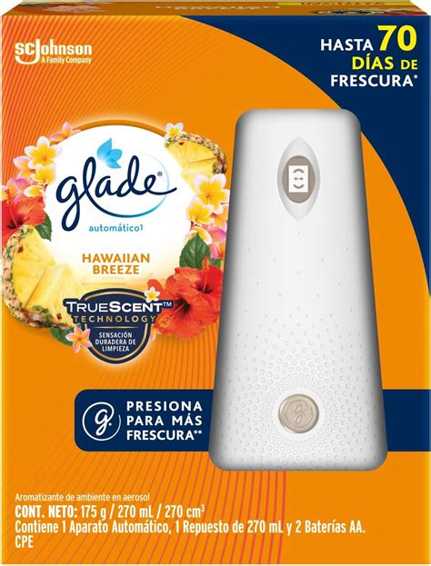 Glade Aromatizante Autom Tico En Aerosol Hawaiian Breeze G Aparato