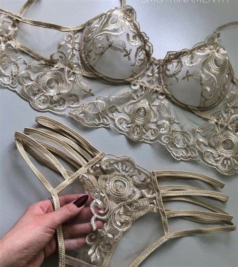 Reeds And Lily Gold Lingerie Set Artofit