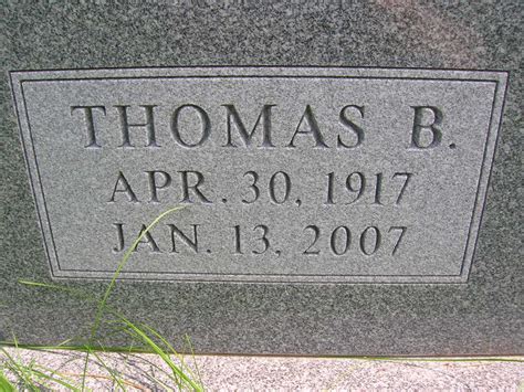 Thomas Burt Dilworth Jr Find A Grave Memorial