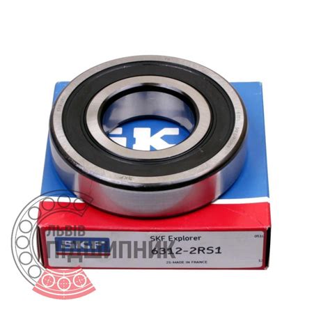 Bearing 6312-2RS1 [SKF] Deep groove sealed ball bearing SKF, Series ...