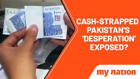 Cash Strapped Pakistan Exposed Misprinted One Sided Currency Notes In