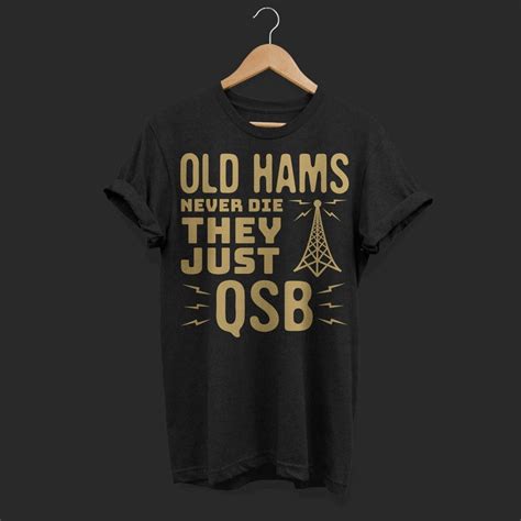 Amateur Radio T Shirt Vintage Retro Ham Radio Shirts Operator Dad