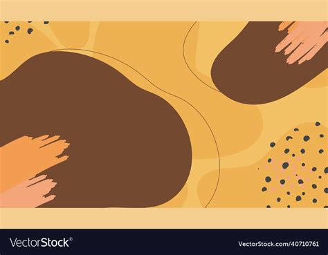 Abstract Nude Tan Pastel Beige Soft Pastel Vector Image