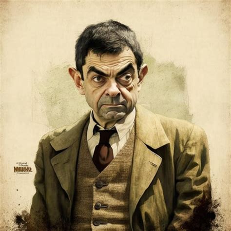 Mr Bean In The Art Style Of William Timlin