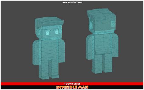 Invisible Man Toon Humanoid Series
