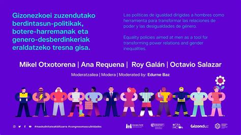 Conferencia sobre las políticas de igualdad dirigidas a hombres como