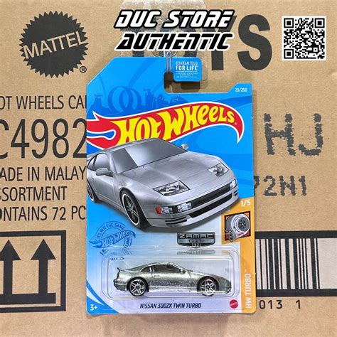 Gtd24 Hot Wheels Nissan 300ZX Twin Turbo Walmart Exclusive ZAMAC Model Car Shopee Philippines