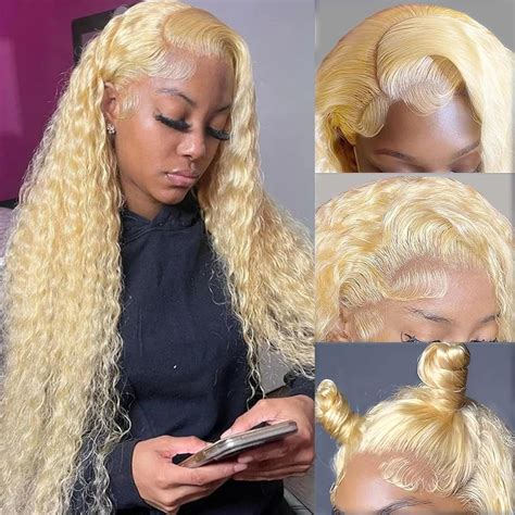 Amazon Blonde Wig Human Hair X HD Transparent Lace Frontal Wig Human Hair