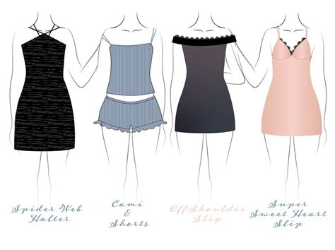 Easy Lingerie Sewing Pattern Sizes XS XL Sexy Etsy