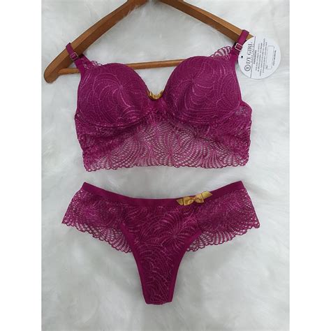 Novo Conjunto Lingerie Bojo Sexy Sensual Super Luxo Shopee Brasil